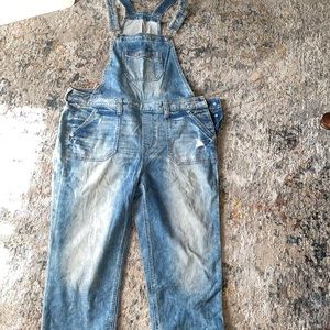 Express Acid Washed Ankle/cropped overall sz 12